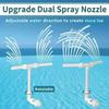 Dual Spray Pool Fountain Rotatable Pool Water Sprayer New Dual Spray Nozzle  Swimming Pool