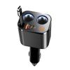 6 в 1 Выдвижное автомобильное USB зарядное устройство для мобильного телефона 200 Вт макс. Адаптер прикуривателя PD30W QC3.0 Адаптер быстрой зарядки для автомобилей 12 В-24 В