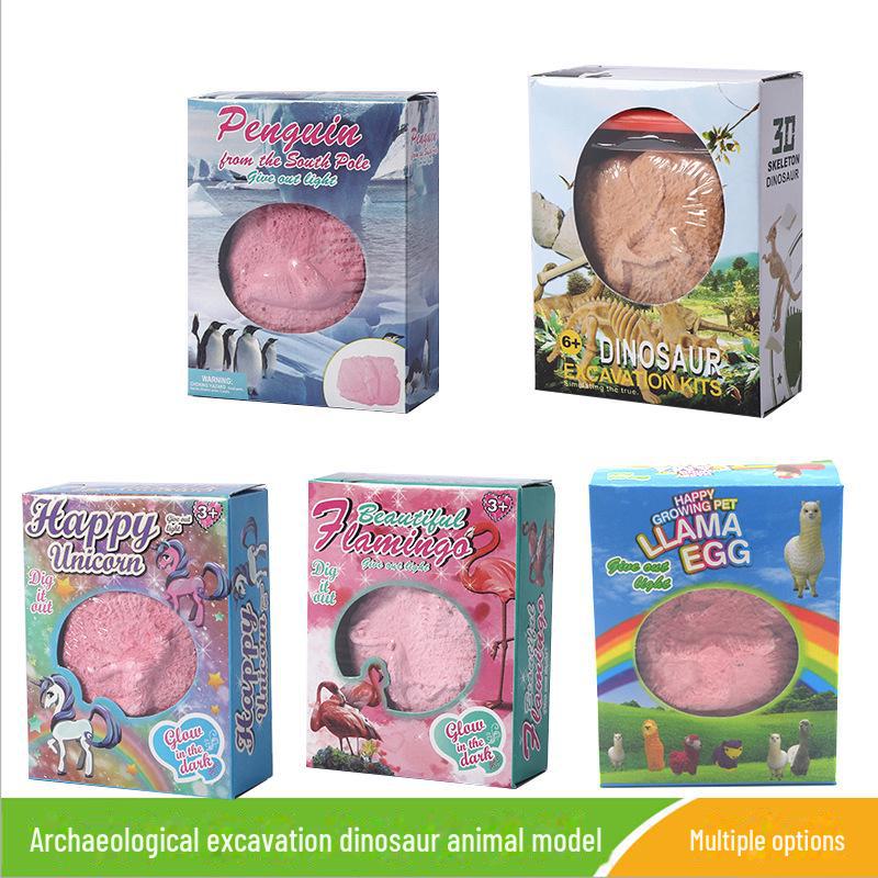 DIY Archaeological Excavation Toys: Gem, Meteorite, Fossil, Dinosaur & Animal Models for Children's Science Education