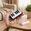 3D Printed Piano Stress Clicker Keychain Mechanical Touch Piano Keyboard Clicker  Kid Gift