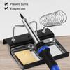 D-Shaped Spring Design Double Sponge Grooves Soldering Iron Stand Portable Square Electric Soldering Iron Stand Circuit Board Maintaining