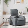 VidaXL Reclining Massage Armchair Grey Faux Leather 373444