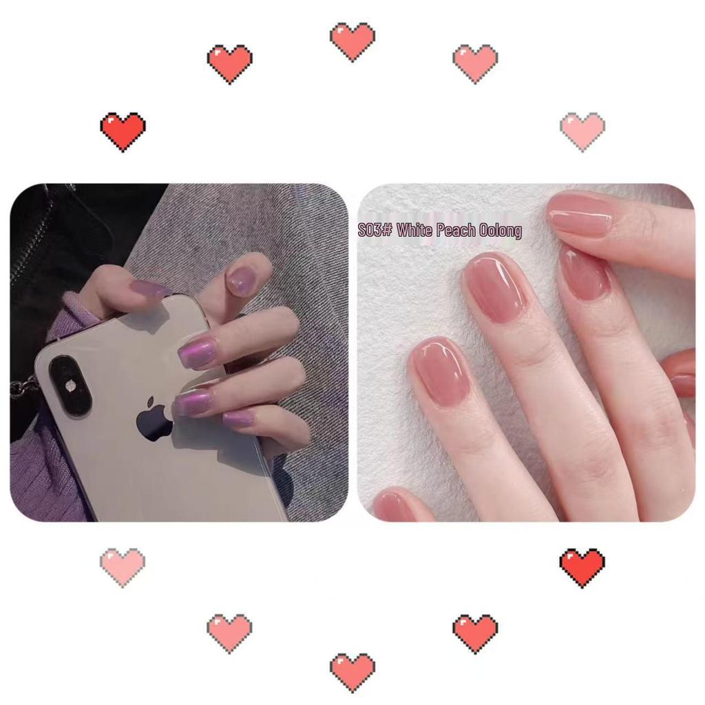 Aurora Отбеливающий Быстросохнущий Без Запаха Снимающийся Лак для Ногтей