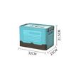 Camping Storage Box Folding Multifunction Space-Saving Storage box Book box Folding book Portable storage Car Backup box