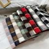 Maillard Color Imitation Cashmere Plaid Scarf Women's Autumn and Winter Versatile Thickened Warm Student Fringed Scarf