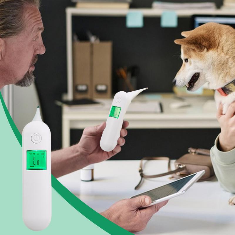 Термограф для домашних животных, цифровые термометры для собак и кошек, бесконтактные электронные высокоточные термометры для животных, аксессуары для домашних животных