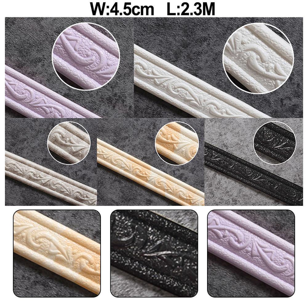 Наклейка на стену Настенная отделочная линия 1 шт. Водонепроницаемая 3D-искусство