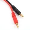Кабель-адаптер 30 см с разъемом XT90 (папа) на штекер-банан 4 мм, 14AWG для зарядного устройства LiPo B6