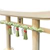 Hiranoya Torii Gate, Izumo Shimenawa, Shinto Shrine, Made in Japan with Hinoki Wood and Rice Straw, 19cm x 16cm