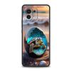Phone Case Cover for Xiaomi Poco F6/F5/F4/F3/X6/X5/X4/X3/NFC/M5/M4/M3/C51/C50/C55/GT Soft TPU Ocean Dolphin Sea Turtle Painting