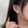 Small Love Earclip Earrings Women's Year Trendy Simple Retro Temperament Versatile Student Earrings
