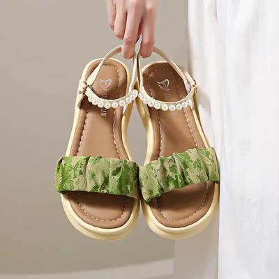 Модные женские шлепанцы на толстом каблуке с резиновой подошвой для обуви размера 36, роскошные сандалии-кроссовки, спортивный люкс, распродажа, косплей, премиум