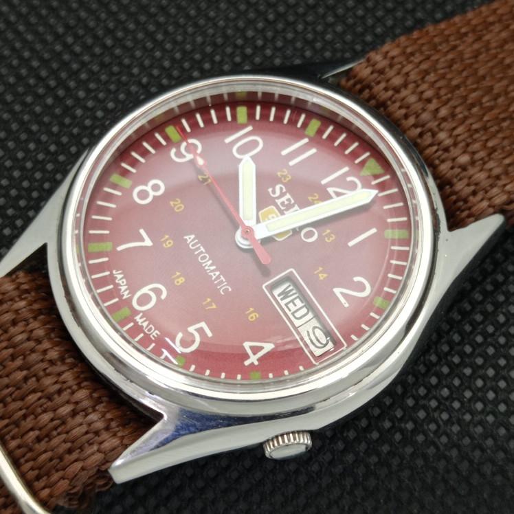 Б/У винтажные часы SEIKO 5 AUTOMATIC 7009A JAPAN MENS D/D BROWN 621c-a415323-2 SKU621c-a415323