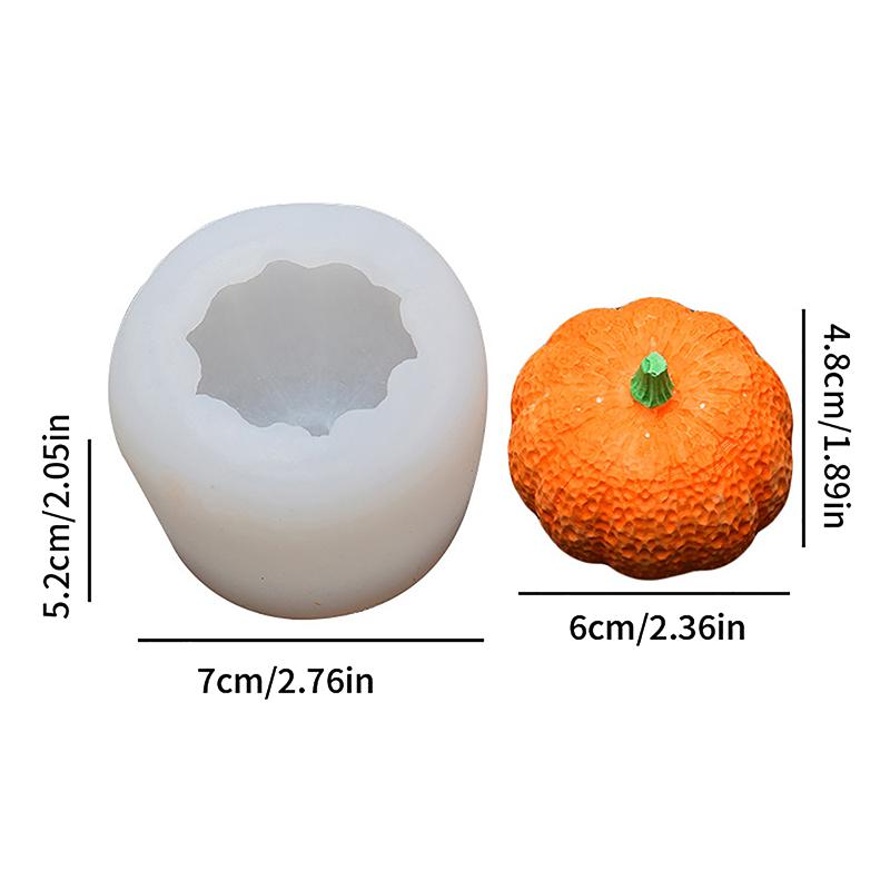 1 шт. силиконовая 3 размера Хэллоуин 3D форма для тыквы свеча украшение торта