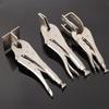 High Hardness Flat Nose Pliers Adjustable Welding Locking Clamps Locking Pliers  Metal Welding