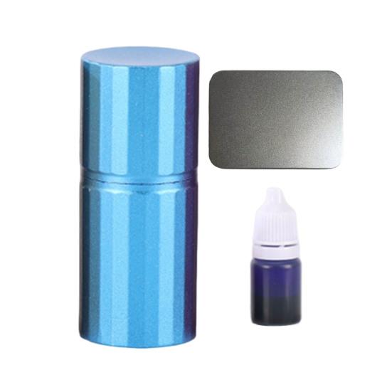 Штамп для гольф-мяча из алюминиевого сплава Инструмент для гравировки гольф-мяча Яркий цвет Портативный Компактный Маркер для гольф-мяча