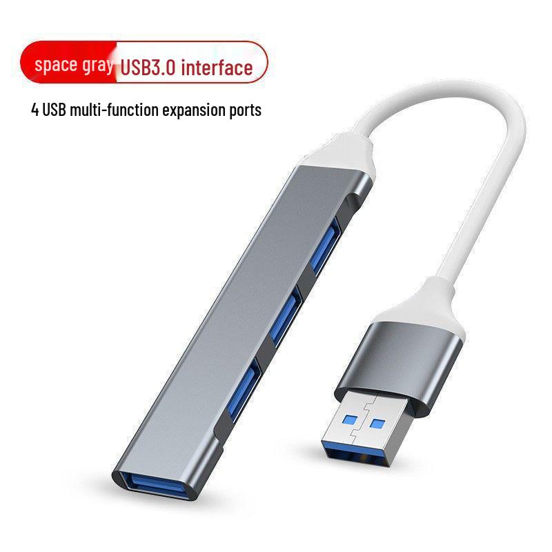 Многопортовый USB 3.0 хаб-разветвитель с Type-C для ноутбуков, планшетов и настольных компьютеров