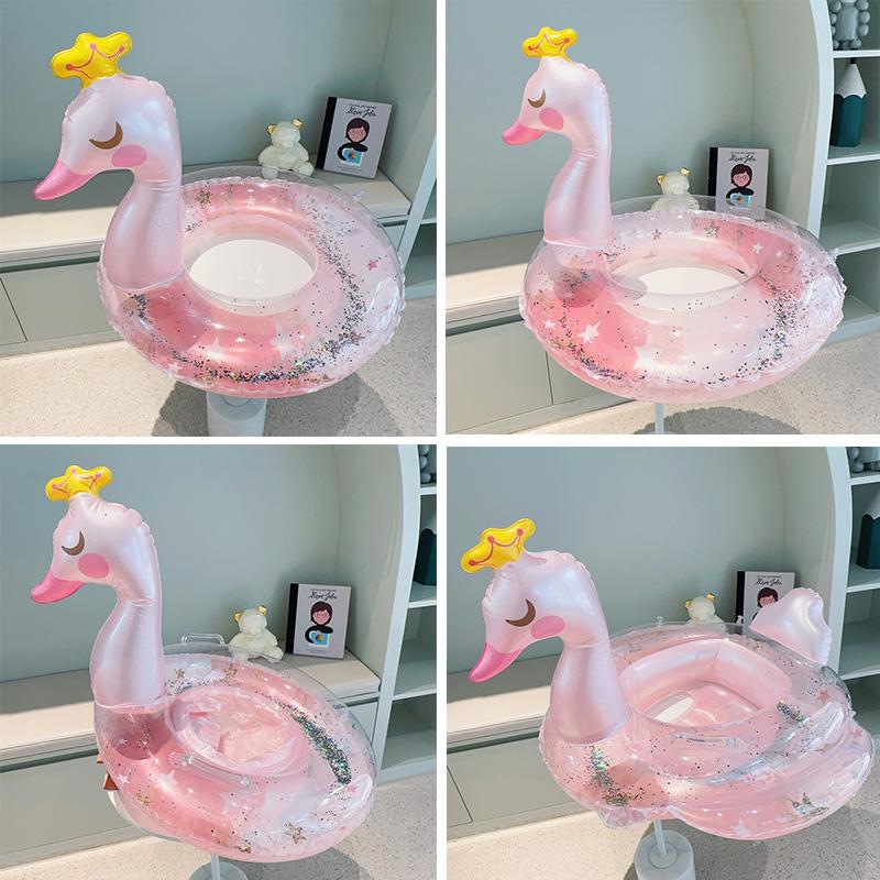 Новые надувные поплавки для бассейна с единорогом и лебедем для детей, кольцо для плавания, детская трубка для плавания, принадлежности для водных игр, сиденье для плавания, пляжная вечеринка