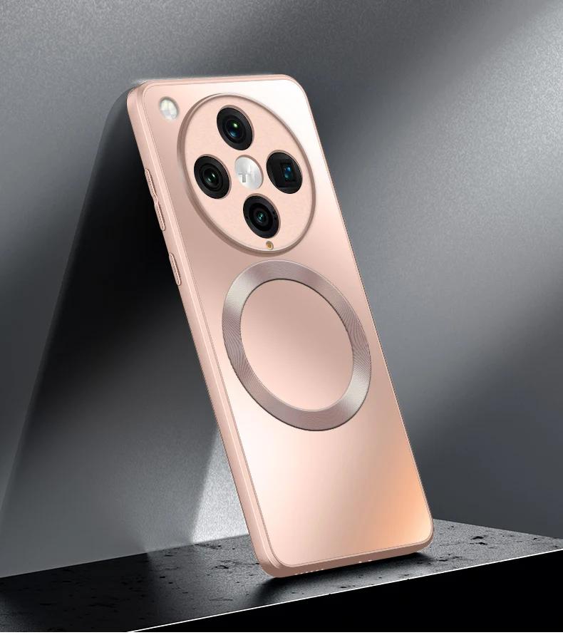 Для OPPO Find X8 Pro X7 Ultra X6 X5 Pro Беспроводная зарядка Magsafe Защитный противоударный матовый жесткий бампер из ПК для OPPO A97 A96 A93 A92S