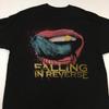 Falling in Reverse Губы Подарок фанатам S-234XL Унисекс Футболка черный D1152 Унисекс Футболка