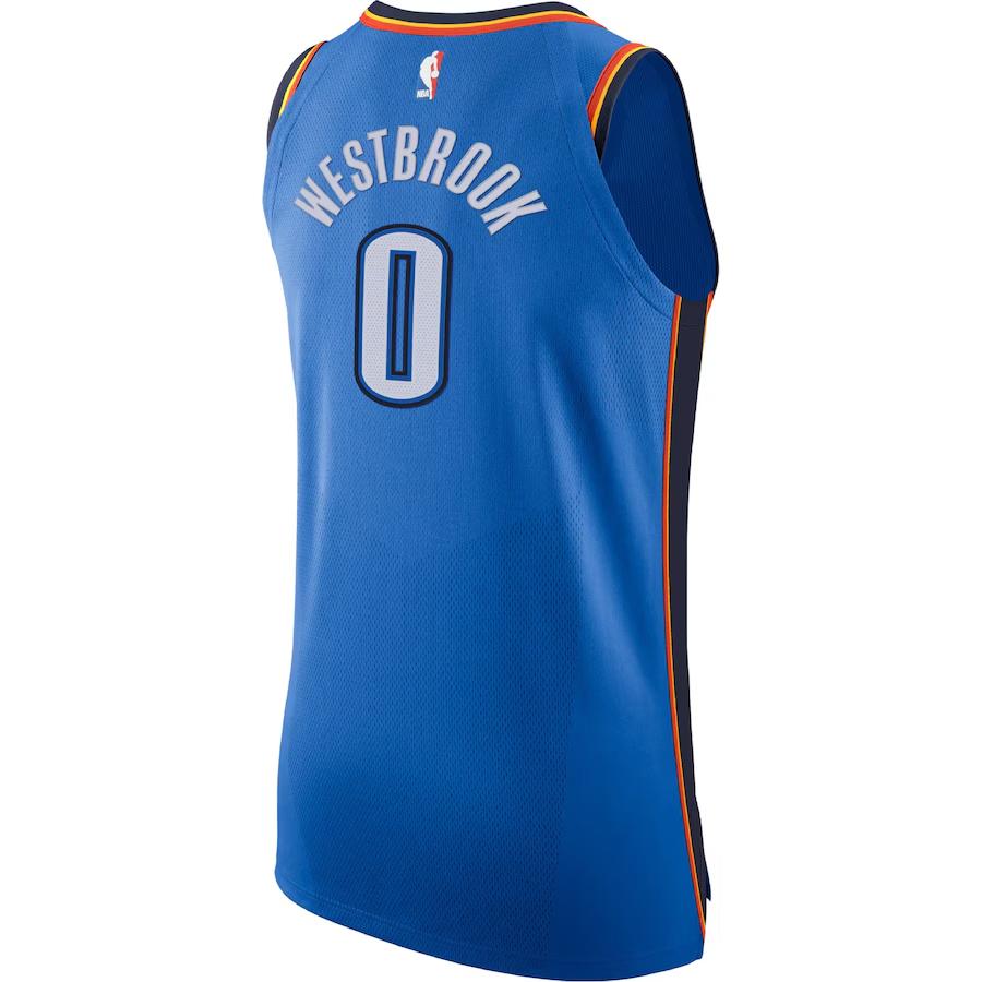 Nike Баскетбольная майка OklahomaAEROSWIFT Мужская Синяя 905196-403