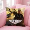 Fashion TTop Gun Mavericks Cushion Cover Pillow Case Soft Friendly Fabric  Concealed Zipper