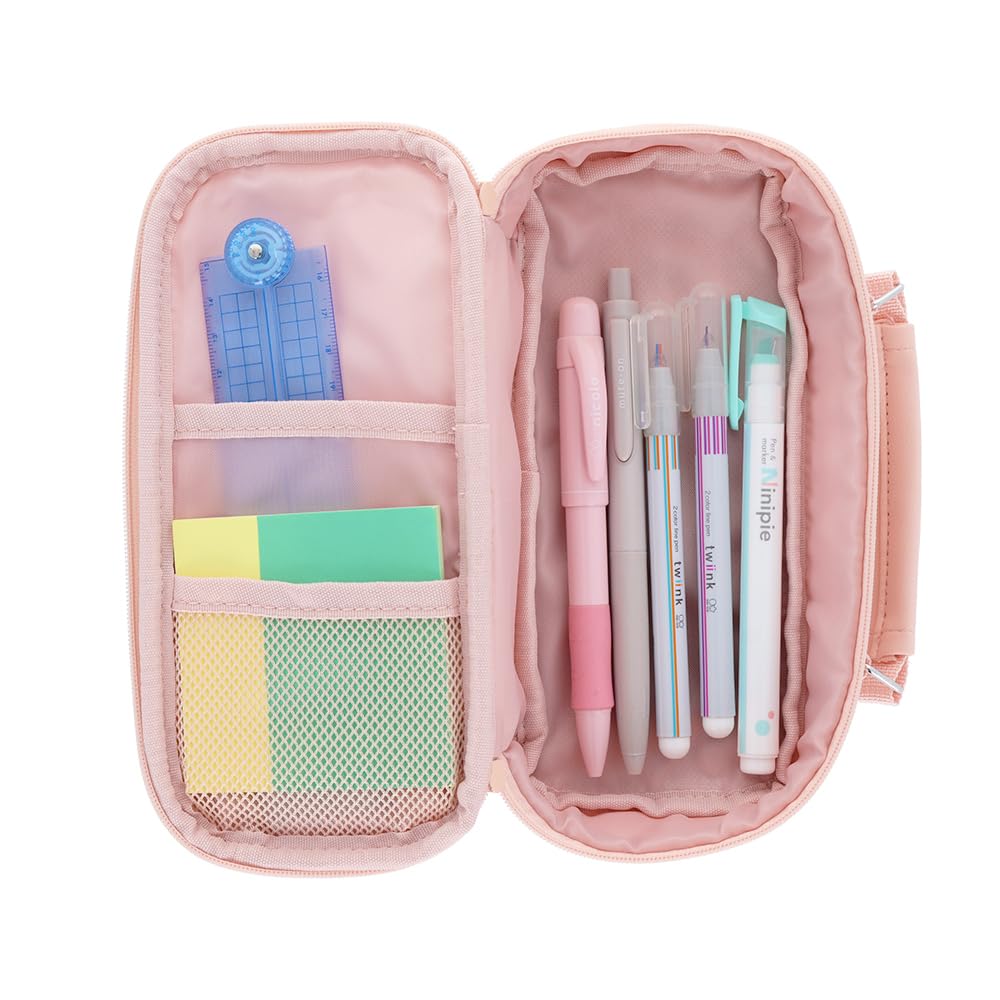 Stationery Functional Pen Apricot S1428985 Sun-Star Case, Mitte, Pink,