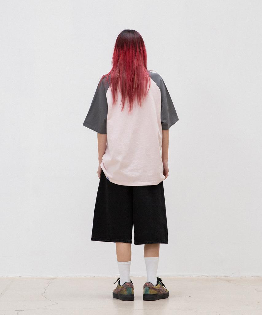 ISTKUNST Hideout Raglan Tee_Pink(Ik2Emmt503A)