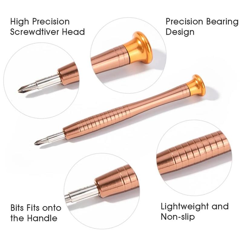 Small Screwdriver Kit 25 in 1 Magnetic Precision Screwdriver Drill Set Repair Tools for Eyeglass Phone Watch Laptop Camera