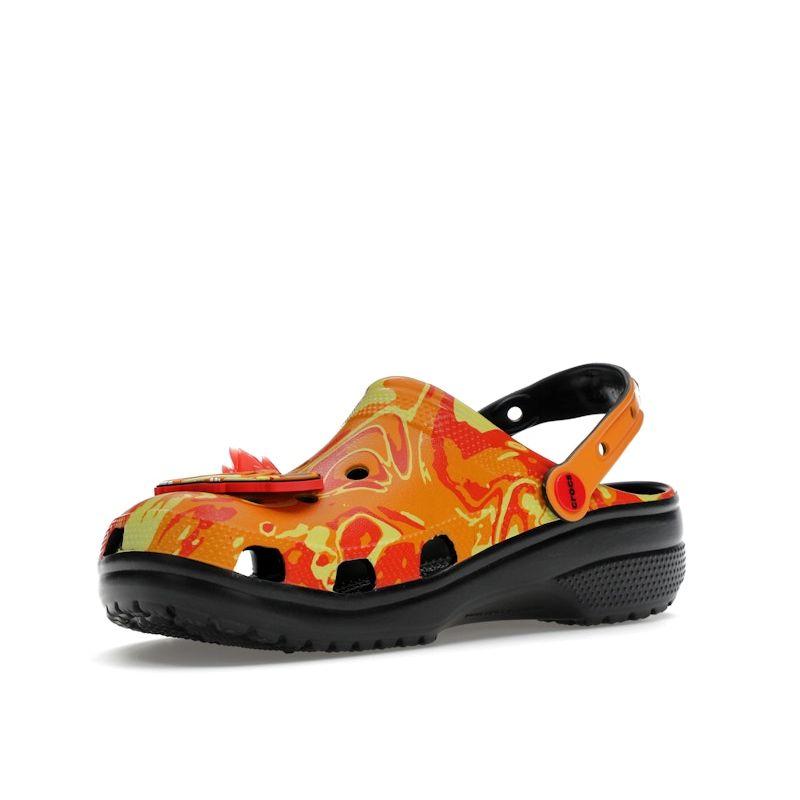 Pokemon x Crocs Classic Clog Чаризард Оранжевый Черный Унисекс 210242-001