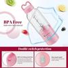 Portable Personal Blender 17 OZ/500 ML Juicer, 175W Personal Size Blender, Ideal for Smoothies, Ice Blending, Juicing, and Foo