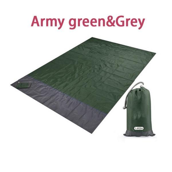 Водонепроницаемое карманное пляжное одеяло, складной коврик для кемпинга, матрас, портативный легкий коврик, коврик для пикника на открытом воздухе, песчаный пляжный коврик 140x200 см/200x210 см