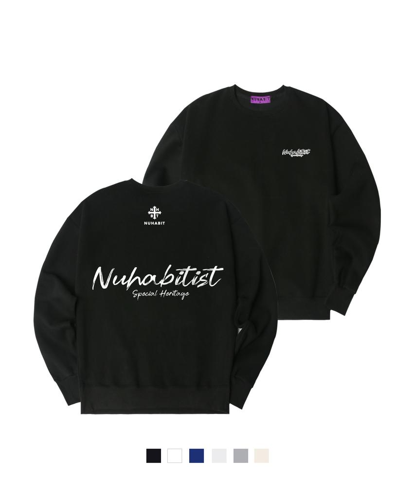 NUHABIT N/H Habitist Oversized Fleece-Lined Sweatshirt (Som4-4Nh1284)