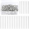 BUDDUR 300/400pcs Sewing Pins Straight Pins for Fabric Pearlized Ball Head Quilting Pins for Jewelry Making DIY Decoration