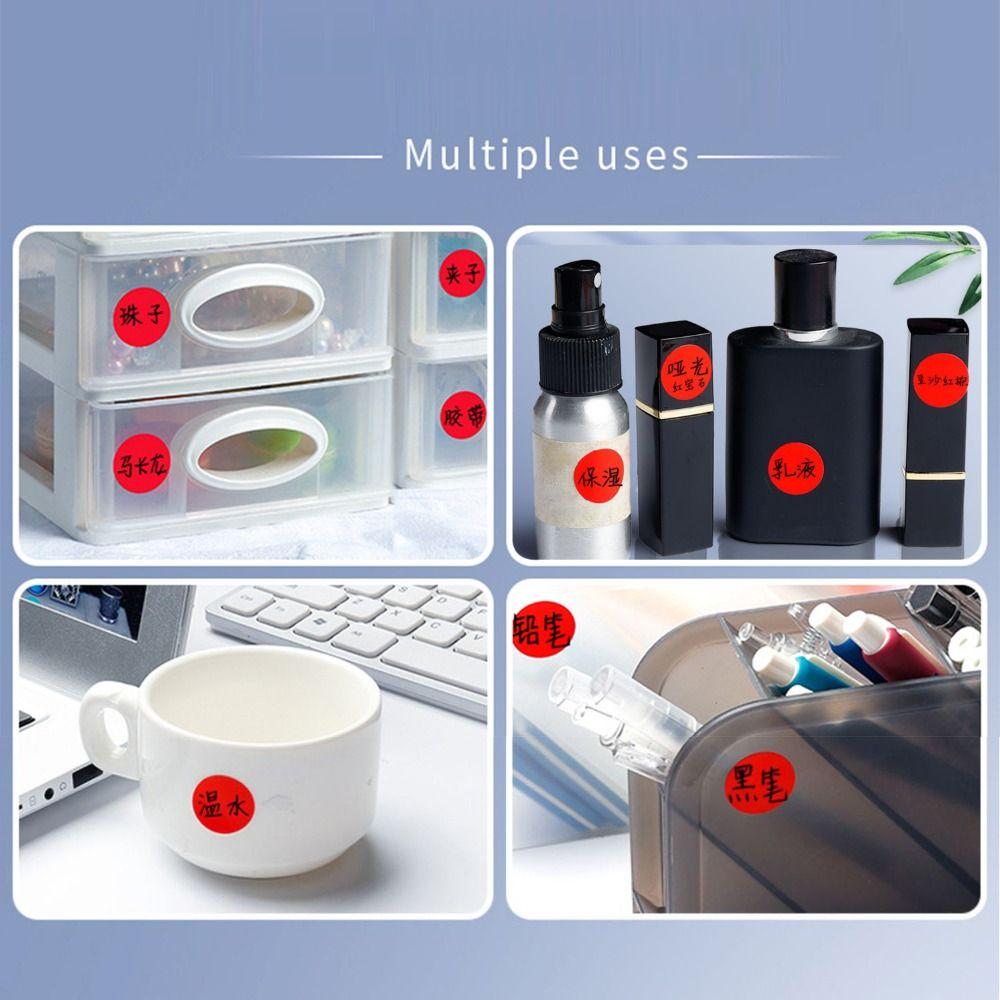 10Sheets Writable Material Dot Adhesive Stickers 19MM Self-Adhesive Label Stickers Round Classification Markers