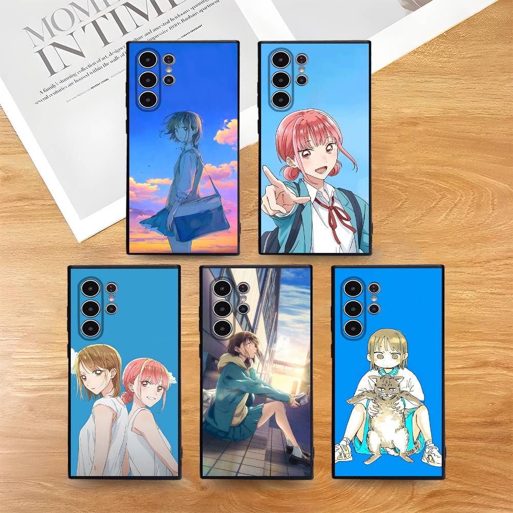 Kawayii Ao no H-Hako Чехол для телефона Samsung серии S s21 s22 s23 s24 s25 FE Plus Ultra Мягкий ТПУ, приятный для кожи чехол