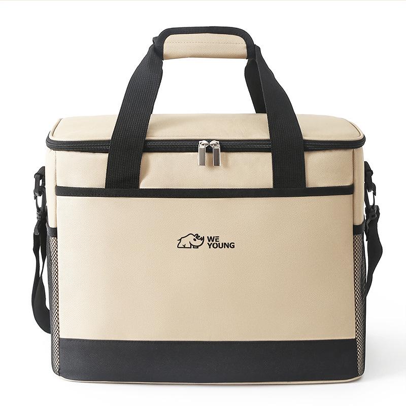 Портативная термосумка для пикника: Большая вместимость, водонепроницаемый и идеально подходит для кемпинга на открытом воздухе и хранения в холоде