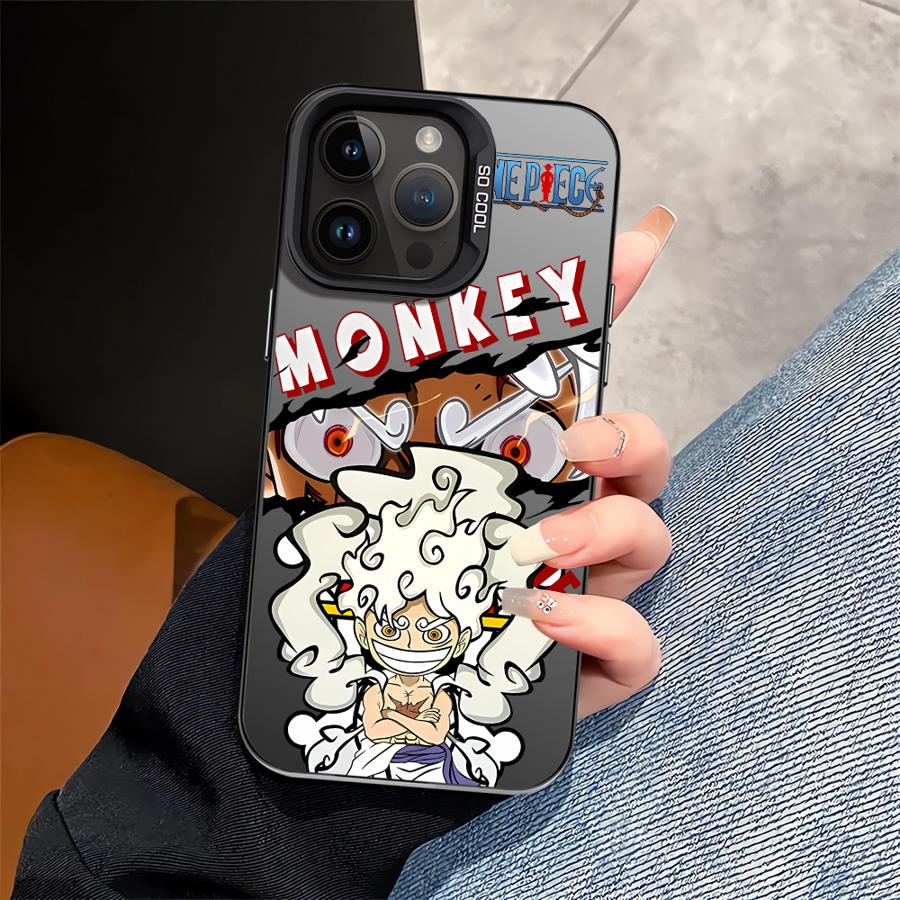 Case for iPhone 16e 11 12 13 Pro Max 14 15 16 Plus 17 Air Soft Shell One Piece Luffy Zoro