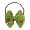 Baby Headband Headband Children's Versatile New Creative Chiffon Bronzing Bow Hair Accessories Headband Little Princess