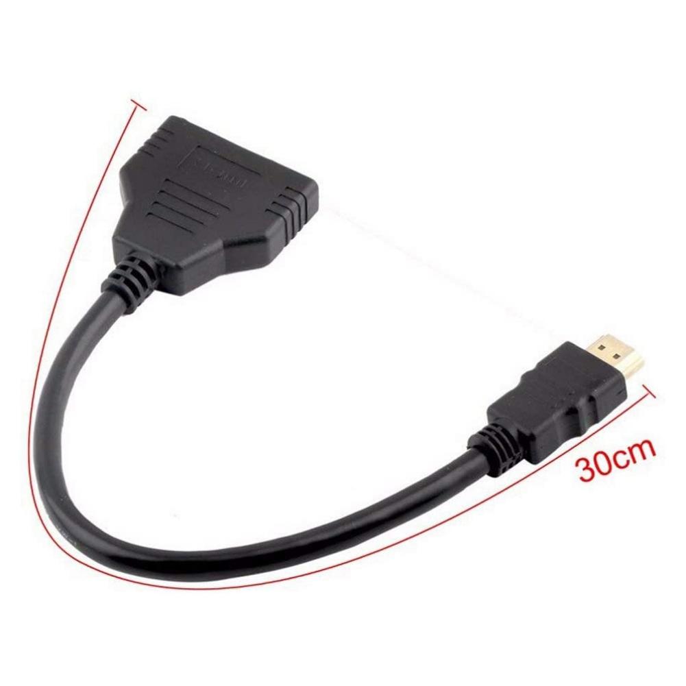 Порт HDMI 1080P между мужчинами и женщинами 1 вход 2 выхода переходник-разветвитель кабеля