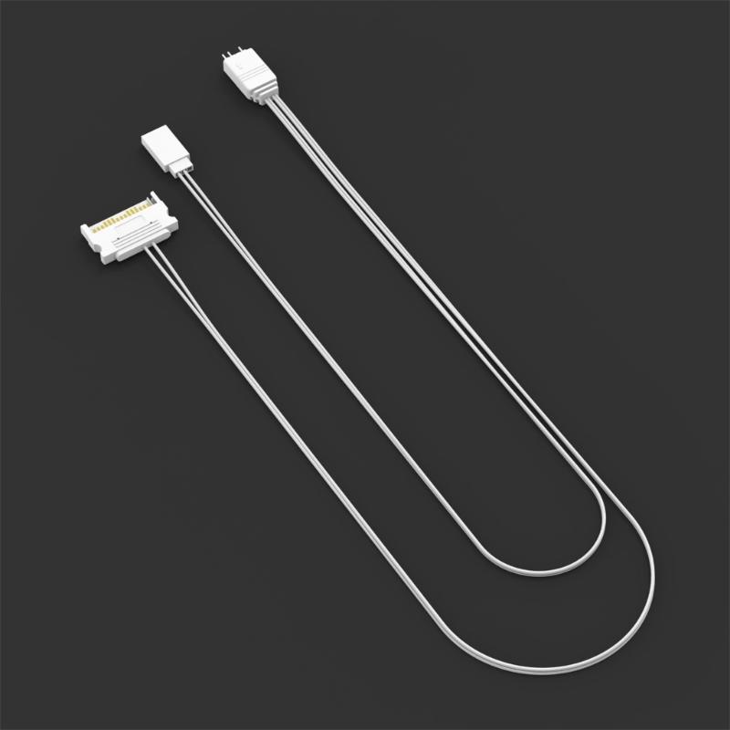 1PC 5V 3Pin 5V 3Pin ARGB SYNC Adapters Cable for Motherboards SYNC PC Chassises Cooling Fan