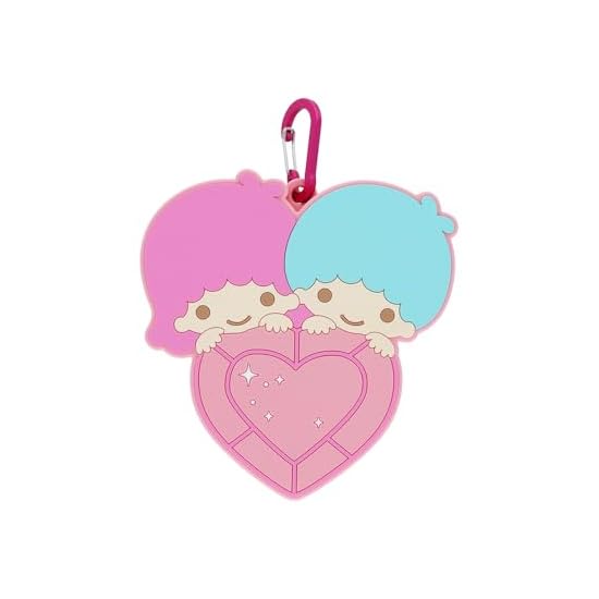 Sun-Star Stationery Sanrio Character Pouch Silicone Heart Hug K Little Twin Stars S2335760