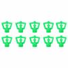 10PCS G1/2 Male Thread Irrigation Sprinkler 360 Degree Lawn Sprinkler  Garden Lawn Irrigation