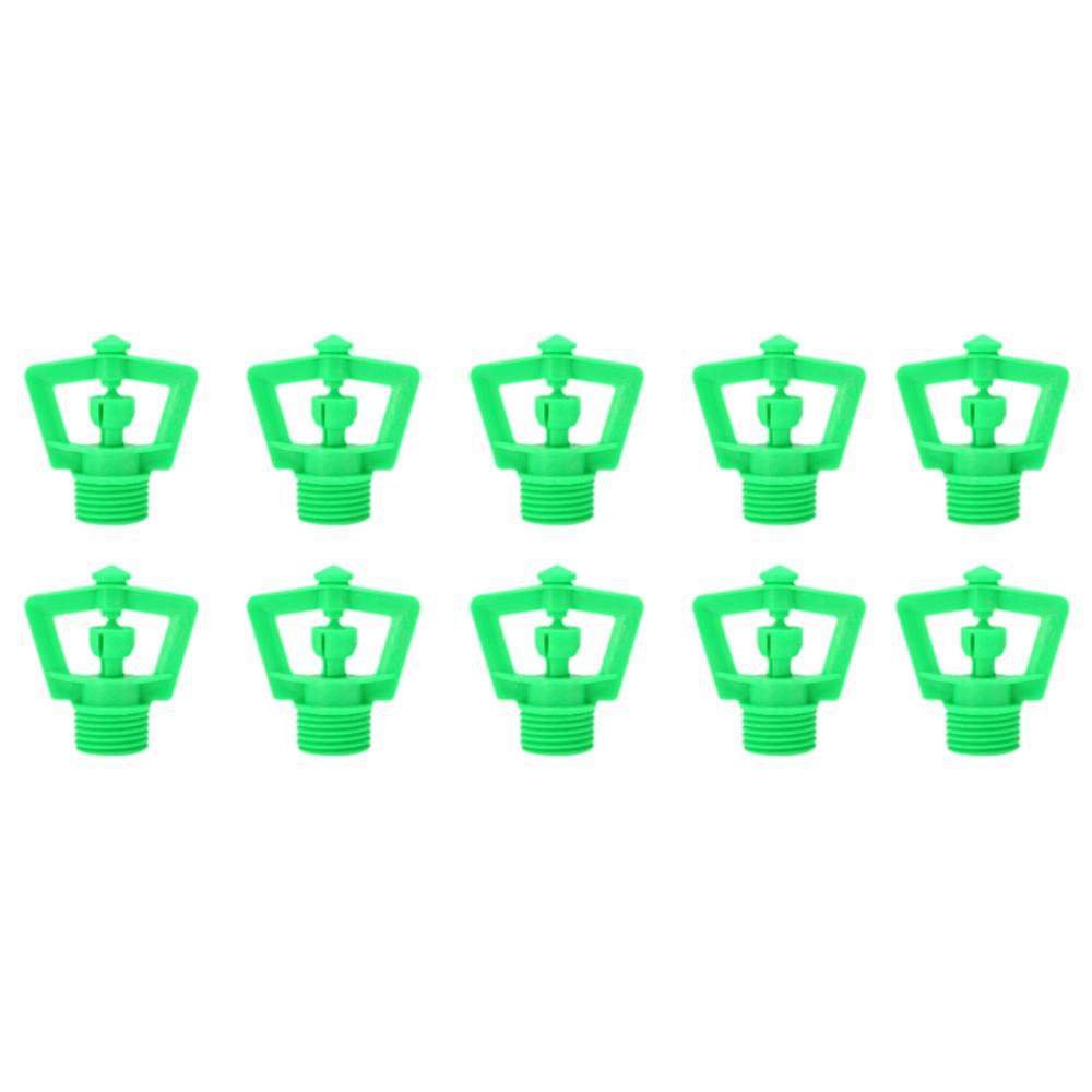 10PCS G1/2 Male Thread Irrigation Sprinkler 360 Degree Lawn Sprinkler Garden Lawn Irrigation