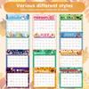 Jan.2026-Jun.2027 Fridge Calendar Magnetic Refrigerator Calendars for Personal Planning Organizing