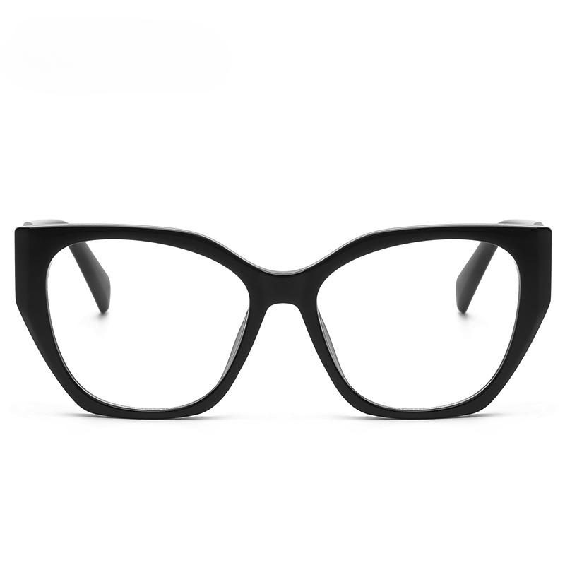 Очки для компьютера с защитой от синего света, женские очки с большой оправой, персонализированные, модные, роскошные очки, плоские линзы