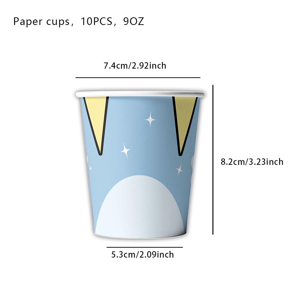 51 шт. принадлежности для вечеринок Blue Dog Bluey включают скатерть, тарелки, чашки, салфетки