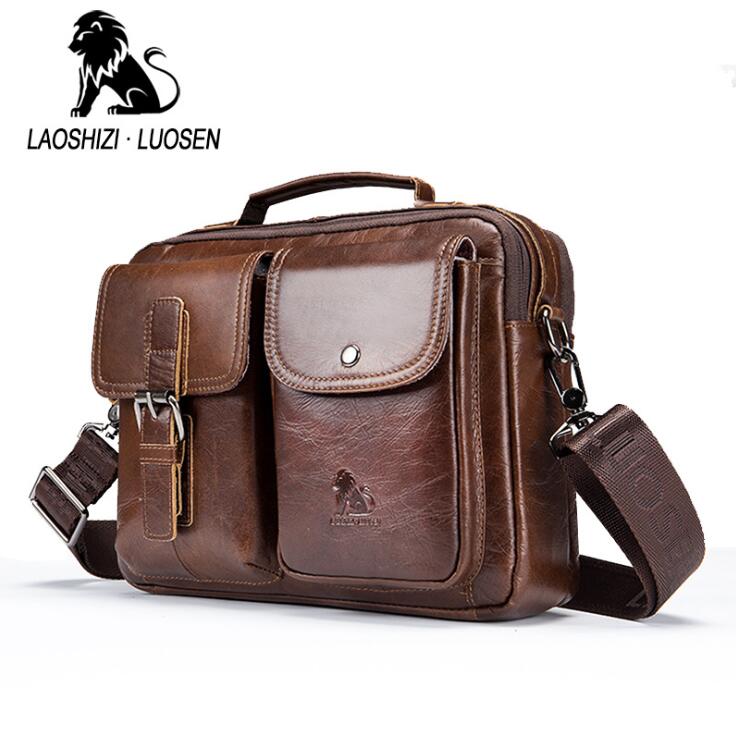 Мужская сумка через плечо из натуральной кожи, мужская сумка, винтажная сумка через плечо, сумка-мессенджер для деловых людей