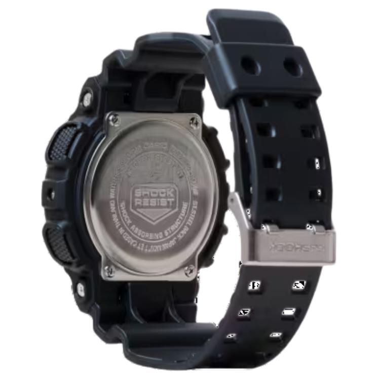 Casio Унисекс Часы с жидкокристаллическим/аналоговым двойным дисплеем Серия Черные Часы GA-100MF-1A GA-100MF-1A