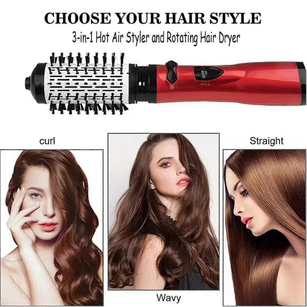 3-in-1 Hot Air Styler And Rotating Hair Dryer For Dry Hair, Curl Hair, Straighten Hair